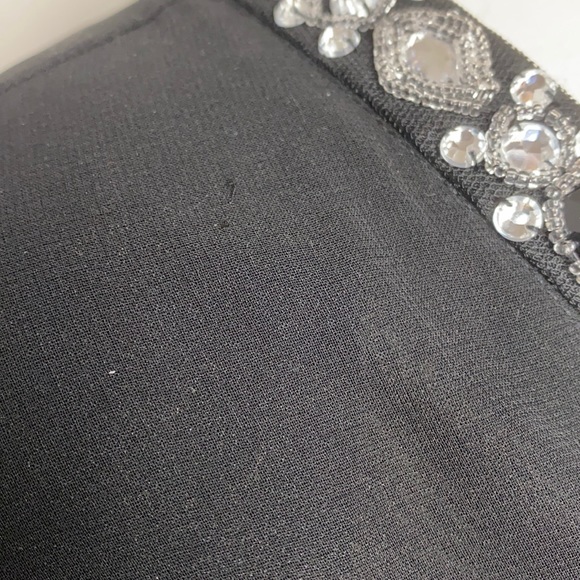 GILANI Blouse V Neck Beaded Semi Sheer - Picture 9 of 9